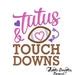 Tutus And Touch Downs Applique Machine Embroidery Design Etsy