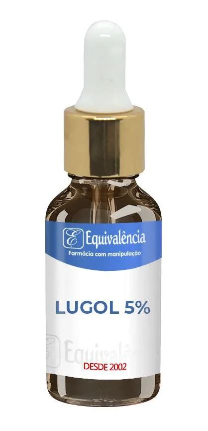 Lugol 2 Iodo Inorgânico 30ml Vidro Tampa Conta Gotas Mercado Livre