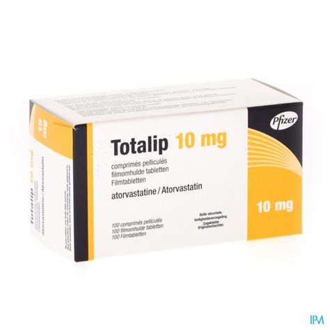 Totalip 10mg Filmomh Tabl 100x10mg Apotheek Thiels