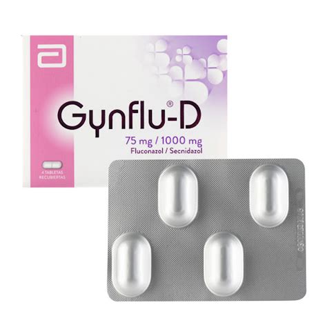 Gynflu D Fluconazol Secnidazol 75mg 1000mg Tecnofarma Caja X 4 Tabletas