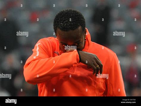 Lyon S Sidney Govou Pictured During The Warm Up For The Uefa Champions