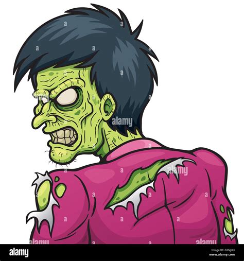 Vector Illustration Of Cartoon Zombie Stock Vector Image Art Alamy