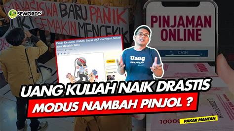 Alifurrahman Pemerintah Dukung Ukt Naik Kampus Gandeng Pinjol Youtube