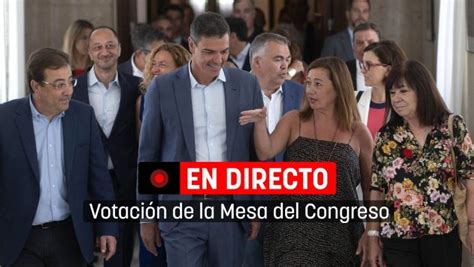 Constitución de las Cortes en directo Última hora y resultado de las