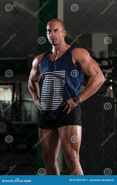 Portrait Of A Physically Fit Muscular Man Stock Image Image Of Body