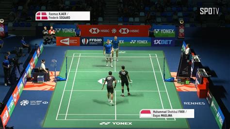 BWF MD QuarterfinalsKJAER SOGAA Vs FIKRI MAULA H L YONEX