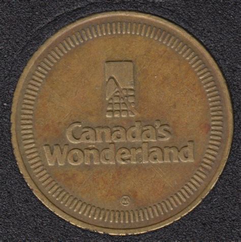 Arcade Canadas Wonderland No Cash Value Gaming Token Monnaie