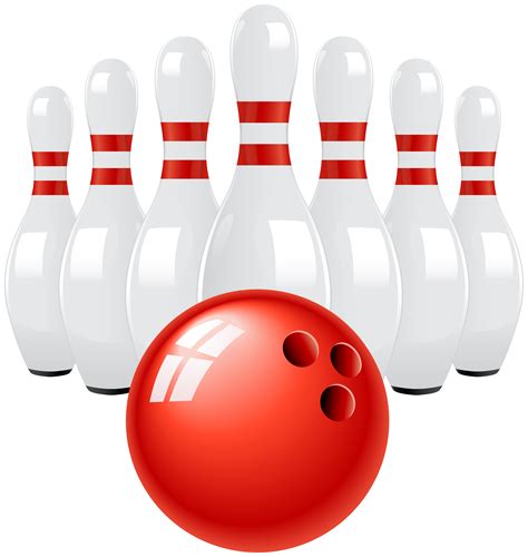 Red Bowling Ball And Pins Png Clip Art Best Web Clipart Clip Art