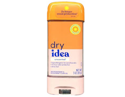 Dry Idea Advanced Dry Unscented Antiperspirant And Deodorant