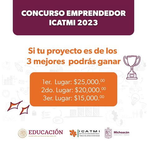 ICATMI Abre Icatmi convocatoria para Concurso Emprendedor 2023 Región 1