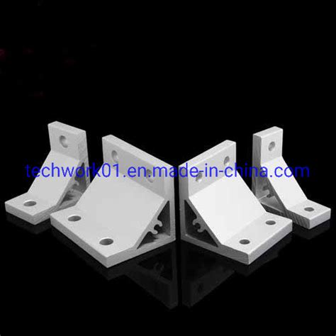 Aluminum Profile Brackets Connectors Tubes T Slots Brackets Angle