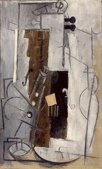 Clarinet And Violin 1913 Pablo Picasso WikiArt Org