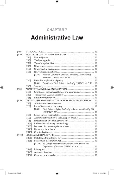 Chapter 7 Lecture Note Administrative Law Chapter 7