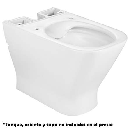 Taza Compacta Rimless Salida Dual Inodoro Tanque Bajo THE GAP ROCA