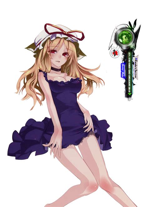 Touhou Projectyukari Yakumo Kakoii Hd Render Ors Anime Rendersgamer Mode