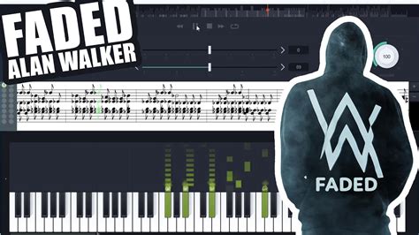 Faded By Alan Walker Piano Tutorial Songtutor Youtube