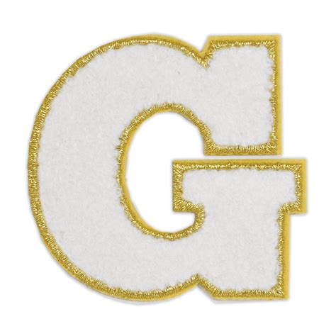 G Initial Varsity Sticker Patch