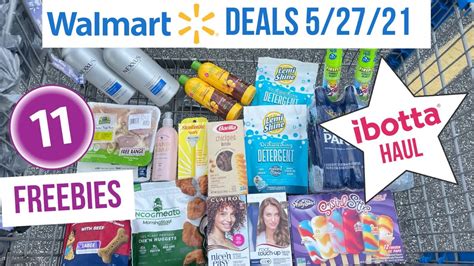 Walmart Deals Walmart Ibotta Haul Freebies Money Maker