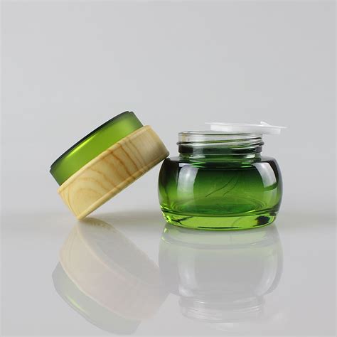 Face Cream Bottle Travel Cosmetic Empty Bottle G Green Glass Cream