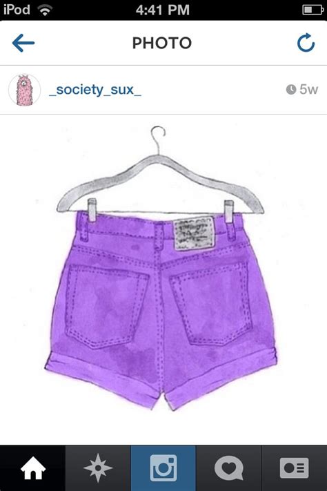 Purple Shorts Casual Fashion Womens Shorts