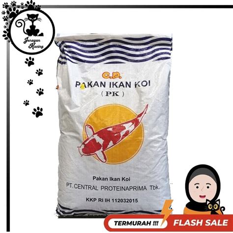 Jual Makanan Pelet Ikan Koi C P PAKAN IKAN KOI PK 5MM 10KG