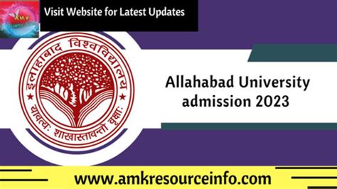 Allahabad University Ug Admission 2023 Registrations Started Amk