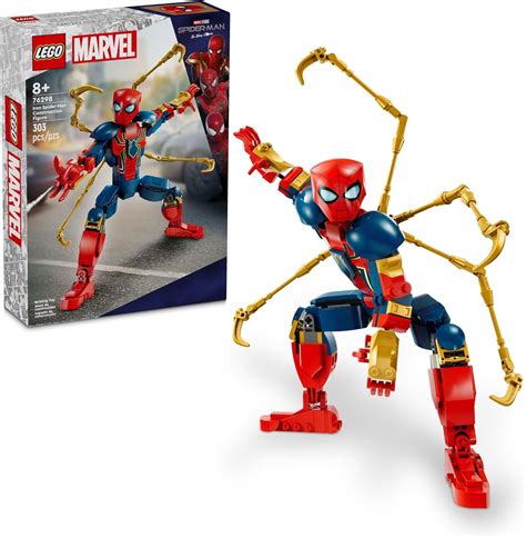 LEGO Marvel Iron Spider Man Construction Figure Super Hero Marvel Toy