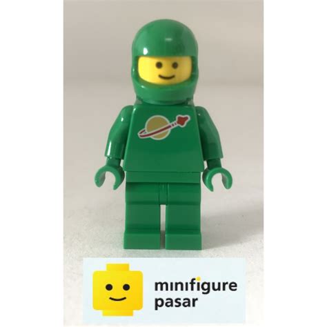 Mp Lego Green Classic Spaceman Minifigure Classic Space Man Astronaut