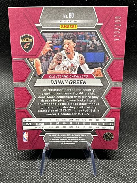 Panini Mosaic Blue Prizm Danny Green Cleveland