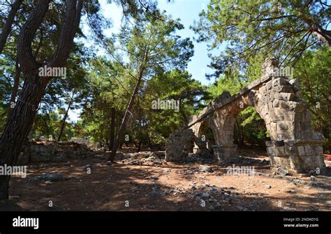 Phaselis Ancient City Antalya Turkey Stock Photo Alamy