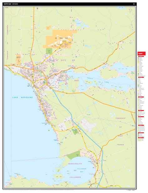 North Bay, ON Map by Mapmobility Corp. | Avenza Maps