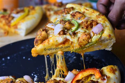 An Easy Homemade Chicken Pizza Recipe Spicy Punch