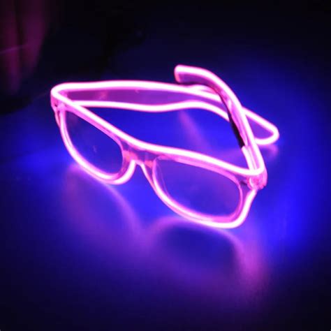 Flashing Eyeglass Party Wire Halloween Christmas Fluorescent Luminous Glowing Glasses Birthday