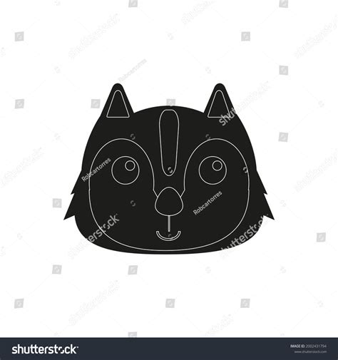 Childrens Drawing Baby Wolf On White Stock Vector (Royalty Free ...