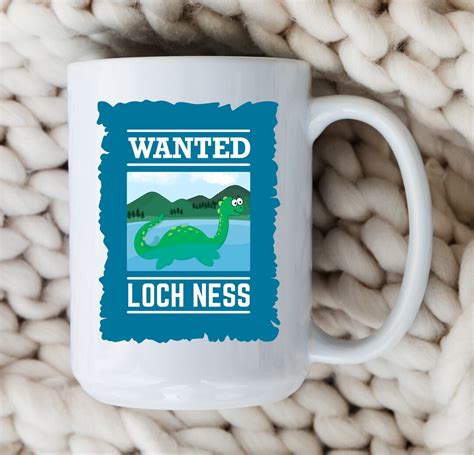 Loch Ness Monster Mug For Nessie Lover Loch Ness Cryptid Gift Coffee