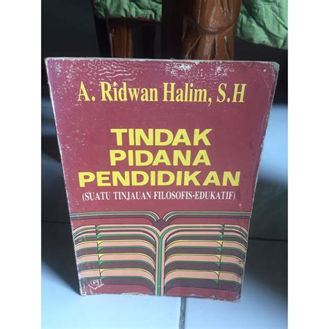 Jual BUKU ORIGINAL TINDAK PIDANA PENDIDIKAN Shopee Indonesia