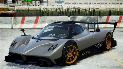 Gta Iv Pagani Zonda R Crash Testing Hd Youtube