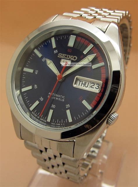 Seiko 5 Racer Snk375 Durchsichtig Automatik Uhr 7s26 0520 21 Jewels