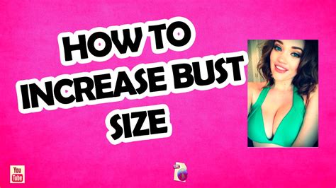 How to increase bust size - YouTube