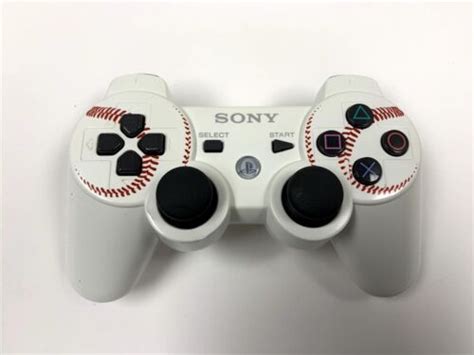 Sony Playstation 3 Ps3 Dualshock 3 Baseball Controller Mlb 11 The Show