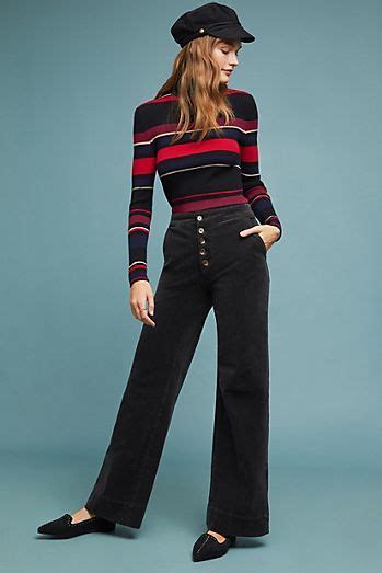 Jean à jambe évasée et taille très haute Pilcro Wide leg jeans