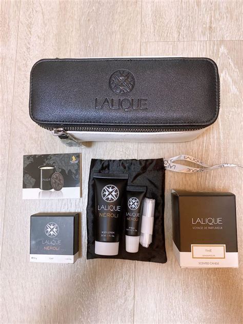 Lalique Singapore Airlines First Class Amenity Kit Complete Set Brand New Hobbies And Toys