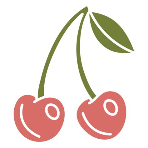 Pair Of Cherries Color Cut Out Png And Svg Design For T Shirts