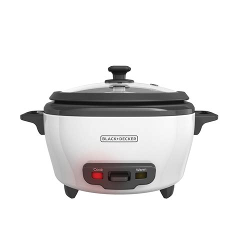 Blackdecker Rc506 6 Cup Rice Cooker With Steamer Basket White