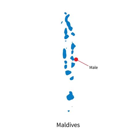 Maldives Political Map — Stock Vector © Furian 117008202