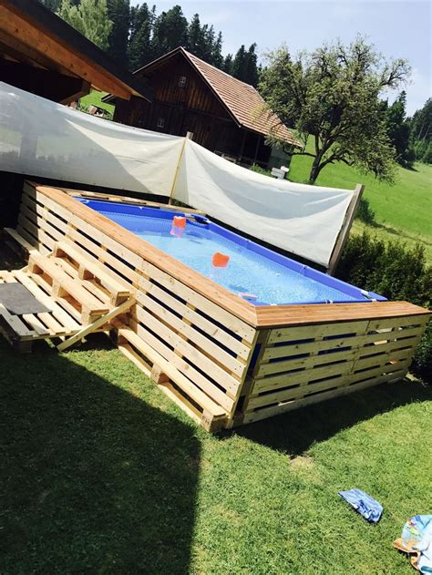 Swimming Pool Fences Paletten Pool Diy Pool Ideen Pool Dekor