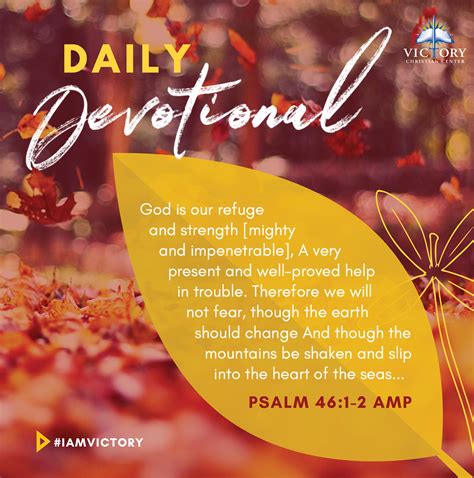 Daily Devotional October 3rd — Victory Christian Center