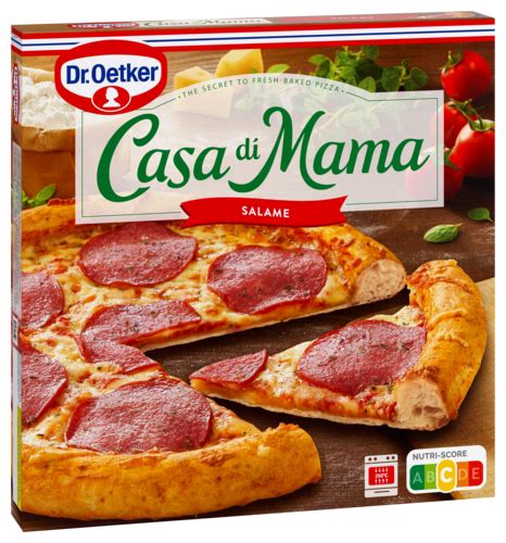 Casa Di Mama Salame G Pizza Casa Di Mama Dr Oetker