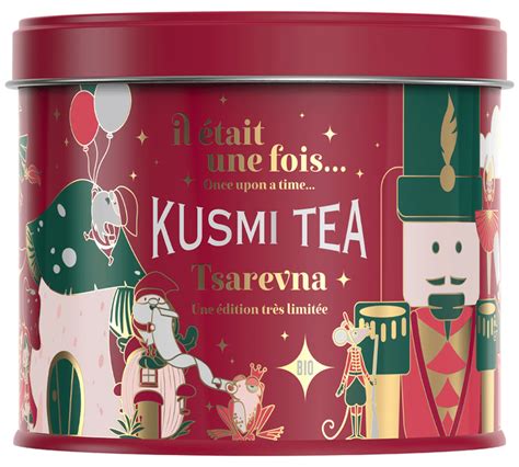 Kusmi Tea Organic Tsarevna Black Tea G Loose Tea Tin