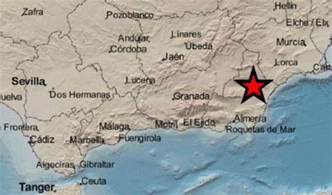 Registrado Un Terremoto De Magnitud Al Noroeste De Arboleas